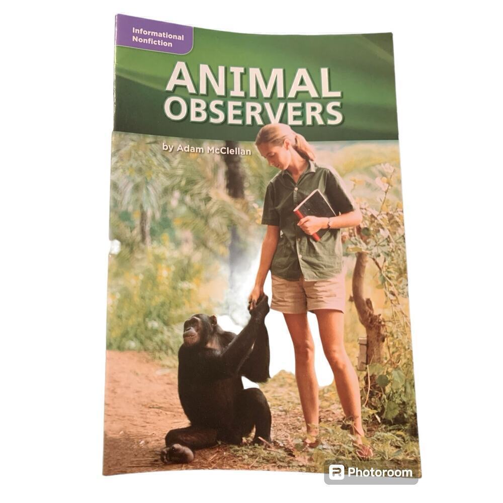 Animal Observers by Adam McClellan Paperback Book Grade Level 5 Library Reading